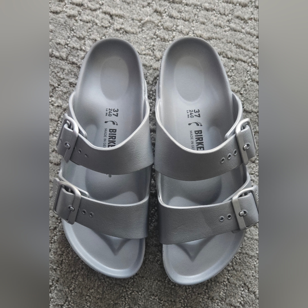 Birkenstock Silver Sandals